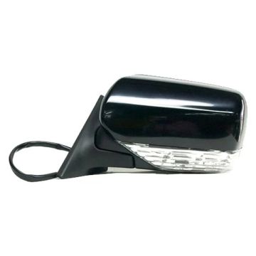 Door Mirror Assembly Left Power Heated w/Signal Smooth Black for Subaru Forester 2005-2008