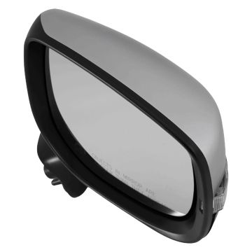 Door Mirror Right w/Signal Lamp w/BSD w/Memory w/Cover Satin Chrome for Subaru Forester 2019-2021