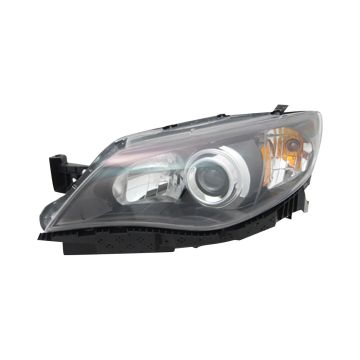 Headlight Assembly Composite Left Black for Subaru Impreza Sedan 2.5i 2.5i Limited 2.5i Premium 2008-2011