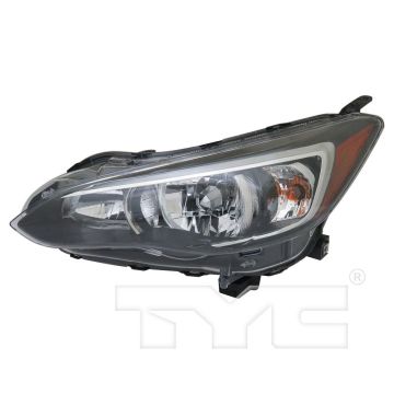 Headlight Assembly Composite Left Halogen for Subaru Impreza Sedan 2017-2023