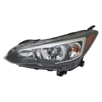 Headlight Assembly Composite Left Halogen CAPA for Subaru Impreza Sedan 2017-2023