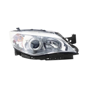 Headlight Assembly Composite Right Chrome for Subaru Impreza Outback Sport 2008-2009