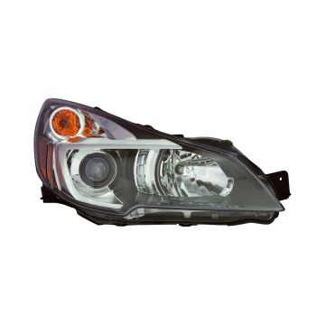 Headlight Assembly Composite Right Black Bezel for Subaru Legacy Outback