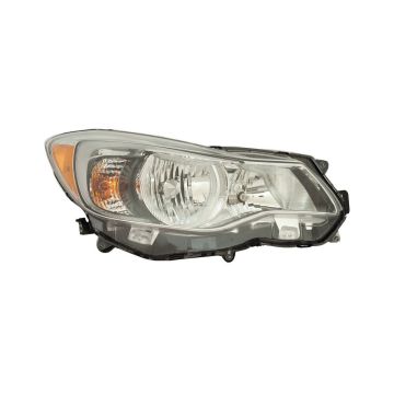 Headlight Assembly Composite Right Halogen CAPA for Subaru Crosstrek 2016-2017