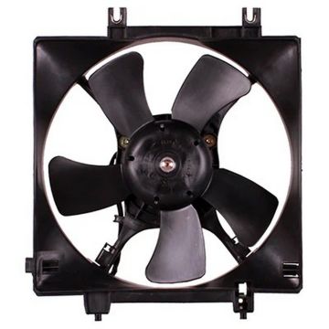 A/C Condenser Fan Assembly Right Motor/Blade/Shroud Assembly for Subaru Legacy 2005-2009