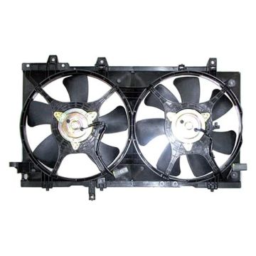Engine Cooling Fan Assembly Motor/Blade/Shroud Dual Fan Assembly for Subaru Forester 2004-2008