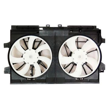 Engine Cooling Fan Assembly Motor/Blade/Shroud Dual Fan Assy for Subaru Impreza Sedan Hatchback 2017-2023