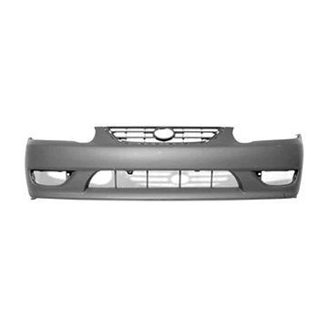 Bumper Cover Front Primed for Toyota Corolla 2001-2002