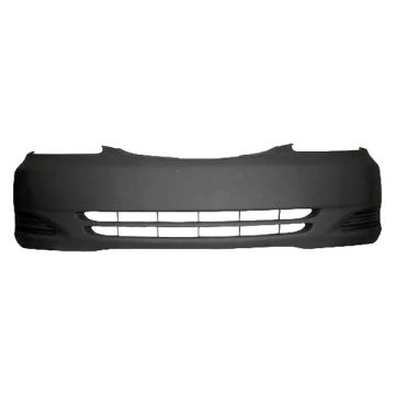Bumper Cover Front LE/XLE w/o Fog Lamps Primed USA Built CAPA for Toyota Camry 2002-2004