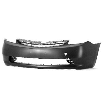 Bumper Cover Front Primed CAPA for Toyota Prius 2004-2009