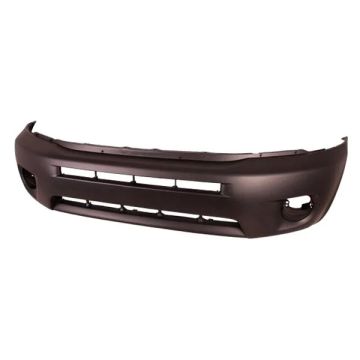 Bumper Cover Front w/Fender Flares Matte-Dark Gray CAPA for Toyota RAV4 2004-2005