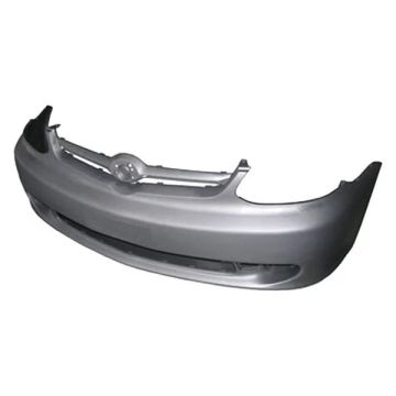Bumper Cover Front w/o Front Spoiler Matte-Dark Gray for Toyota Echo 2003-2005