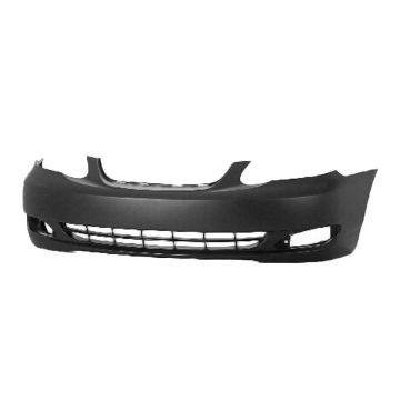 Bumper Cover Front Primed CAPA for Toyota Corolla LE CE 2005-2008
