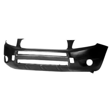 Bumper Cover Front w/o Wheel Opening Flares for Toyota RAV4 Limited Base 2006-2008