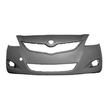 Bumper Cover Front Primed CAPA for Toyota Yaris 2007-2012
