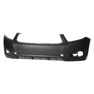 Bumper Cover Front Primed CAPA for Toyota Highlander Limited Base Sport Sport Premium Base Premium Hybrid Hybrid Limited SE 2008-2010