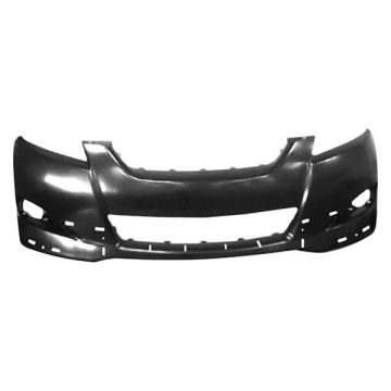 Bumper Cover Front w/Spoiler Holes Black Primed CAPA for Toyota Matrix 2009-2010