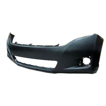 Bumper Cover Front w/o Park Sensors CAPA for Toyota Venza 2009-2016