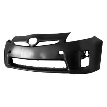 Bumper Cover Front Halogen Headlamps w/o Pre-Collision System Primed for Toyota Prius 2010-2011