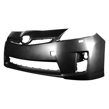 Bumper Cover Front LED Headlamps w/o Pre-Collision System Primed for Toyota Prius 2010-2011