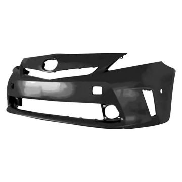 Bumper Cover Front LED Headlamps w/Pre-Collision System Primed for Toyota Prius V 2012-2014