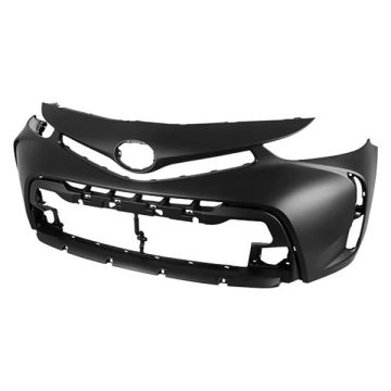 Bumper Cover Front Primed for Toyota Prius V 2015-2017