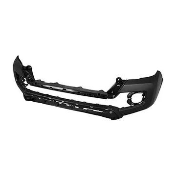 Bumper Cover Front w/o Fender Flare Holes Primed for Toyota Tacoma 2016-2023