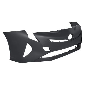 Bumper Cover Front w/o Park Assist Primed for Toyota Prius 2016-2018