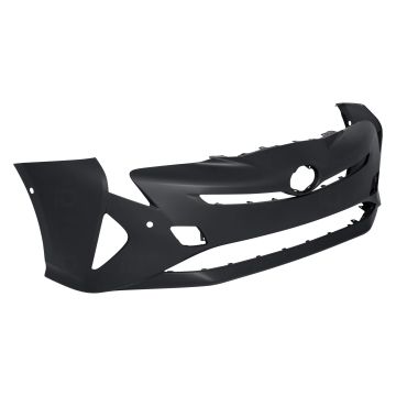 Bumper Cover Front w/Park Assist Primed for Toyota Prius 2016-2018