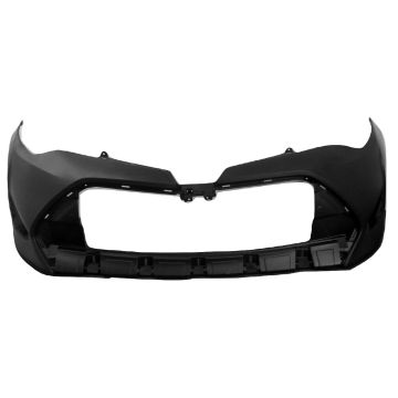 Bumper Cover Front w/o Sport Primed CAPA for Toyota Corolla L LE LE Eco XLE CE 2017-2019