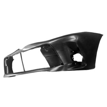 Bumper Cover Front w/o Park Distance Sensors Primed CAPA for Toyota Sienna L LE XLE Premium XLE 2018-2020