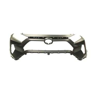Bumper Cover Front w/o Parking Sensors Primed Canada Built CAPA for Toyota RAV4 RAV4 Prime