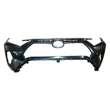 Bumper Cover Front w/Parking Sensors Primed Canada Built for Toyota RAV4 Limited LE XLE Premium XLE 2019-2024