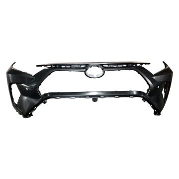 Bumper Cover Front w/Parking Sensors Primed Canada Built CAPA for Toyota RAV4 Limited LE XLE Premium XLE 2019-2024