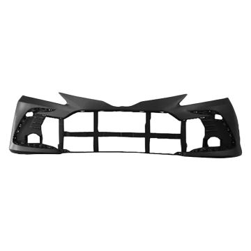 Bumper Cover Front w/o Parking Sensors Primed for Toyota Camry LE Hybrid LE Hybrid XLE XLE 2021-2024