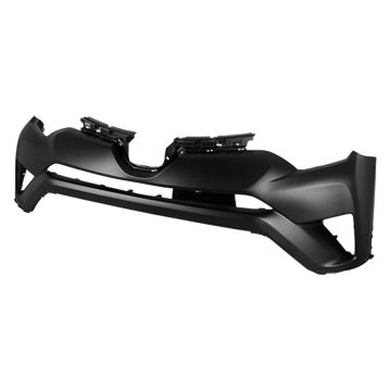 Bumper Cover Front Upper w/o Tab Holes w/o Park Assist Primed Japan Built CAPA for Toyota RAV4 2016-2018