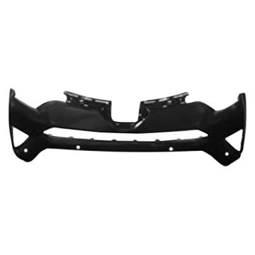 Bumper Cover Front Upper w/Tab Holes w/Park Assist Primed North America Built for Toyota RAV4 2016-2018