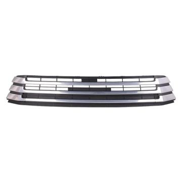 Bumper Cover Grille Front w/o Around View Monitor Chrome for Toyota Highlander 2017-2019