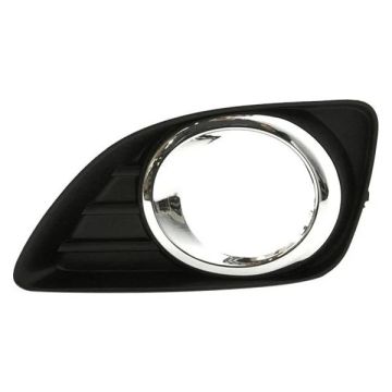 Bumper Insert Front Left Fog Lamp Hole Cover w/Fog Lamps w/o Spoiler for Toyota Camry 2010-2011