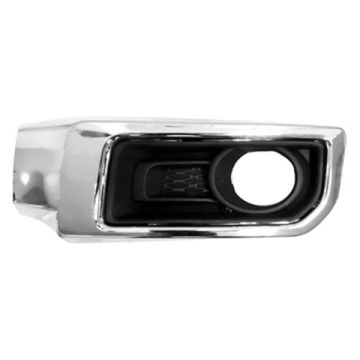 Bumper Insert Front Left Fog Lamp Bezel w/Chrome Trim w/Fog Lamps for Toyota 4Runner 2014-2024