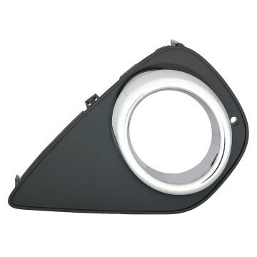 Bumper Insert Front Left Fog Lamp Bezel w/Fog Lamps for Toyota Yaris Hatchback 2015-2017