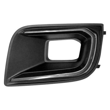 Bumper Insert Front Left w/o TRD Sport Pkg Fog Lamp Bezel Gray for Toyota Sequoia SR5 2018-2022