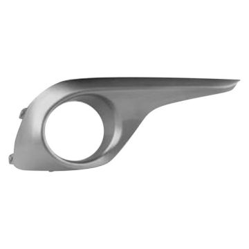 Bumper Insert Front Right Fog Lamp Opening Cover w/Fog Lamps for Toyota Highlander 2011-2013