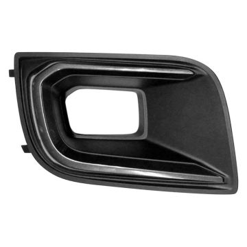 Bumper Insert Front Right w/o TRD Sport Pkg Fog Lamp Bezel Gray for Toyota Sequoia SR5 2018-2022