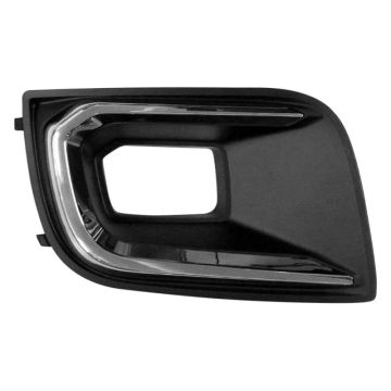 Bumper Insert Front Right w/TRD Sport Pkg Fog Lamp Bezel Chrome for Toyota Sequoia Limited Platinum TRD Sport SR5 2018-2022