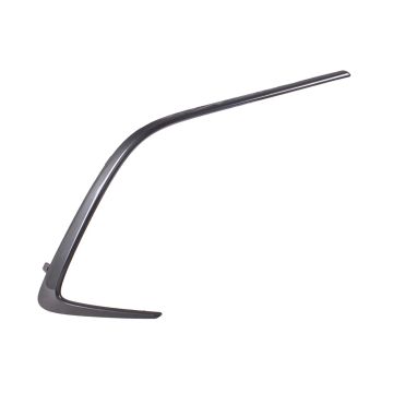 Bumper Cover Molding Front Right Grille Opening Garnish Dark Gray for Toyota Corolla Hatchback 2019-2022