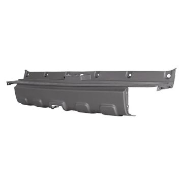 Bumper Cover Rear w/Trailer Hitch Cutout Textured Gray Finish CAPA for Toyota 4Runner 2003-2005