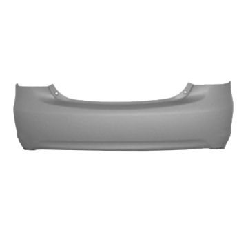 Bumper Cover Rear Primed CAPA for Toyota Yaris Sedan 2007-2012