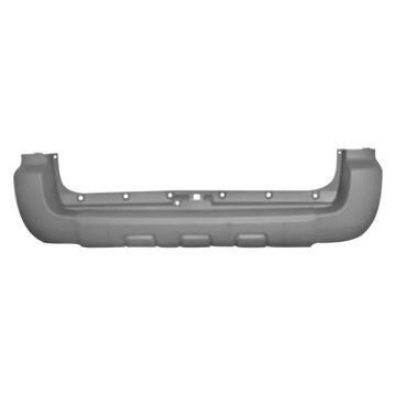 Bumper Cover Rear w/Trailer Hitch Primed for Toyota 4Runner 2006-2009