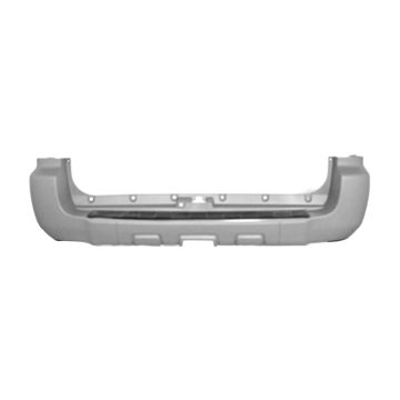 Bumper Cover Rear w/Trailer Hitch Primed CAPA for Toyota 4Runner 2006-2009